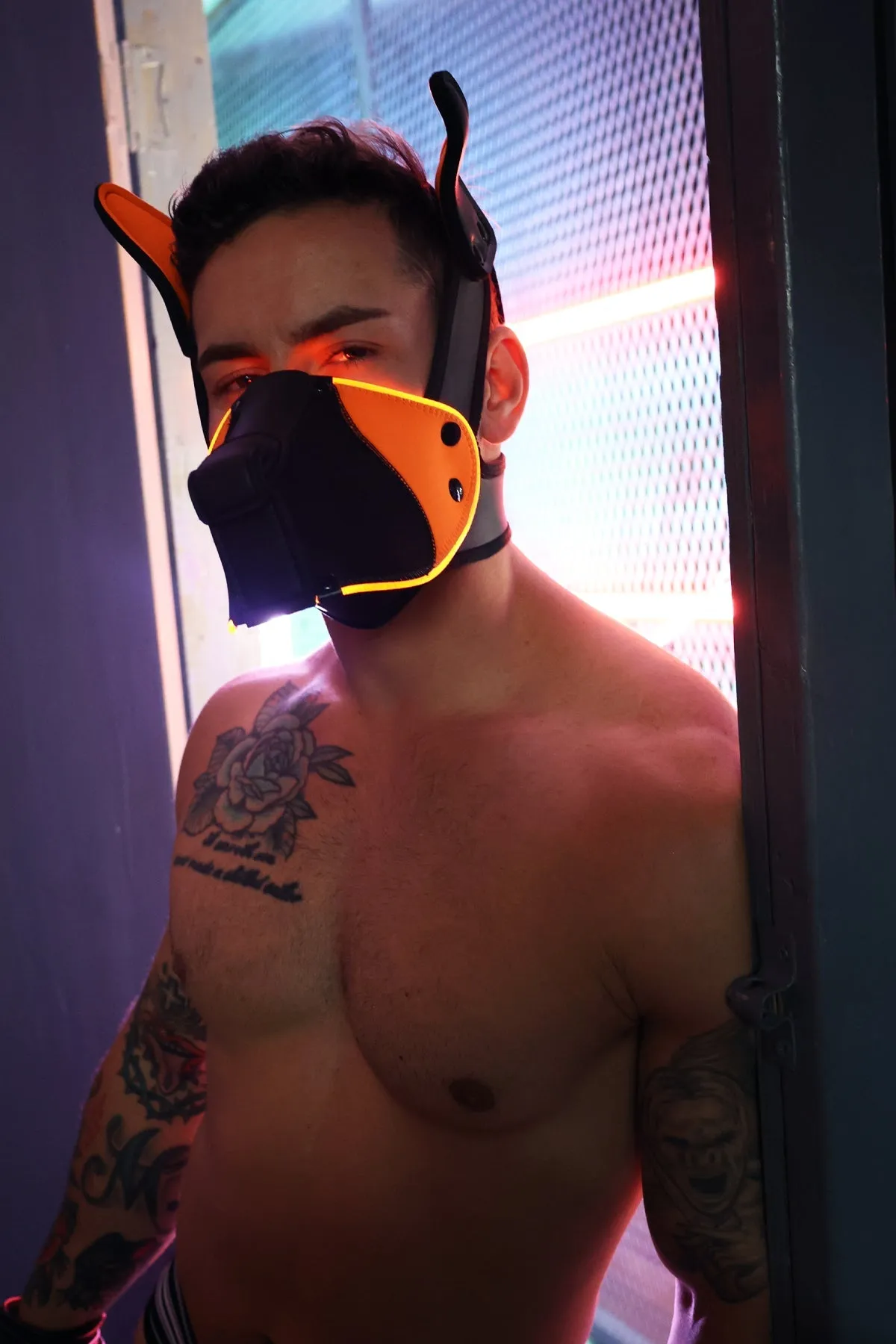 Poundtown Pup Mask 2.0 - Neon Orange