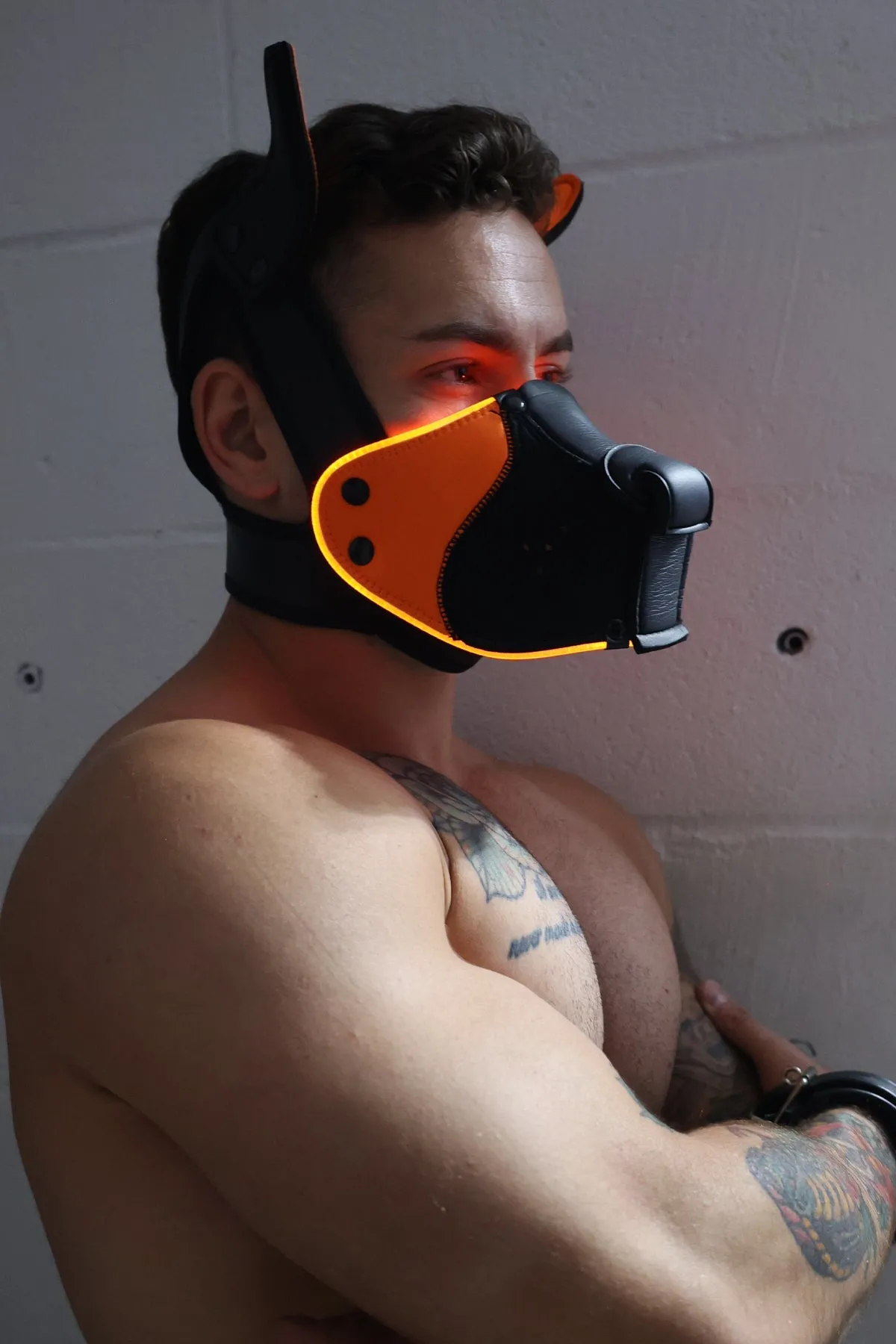 Poundtown Pup Mask 2.0 - Neon Orange