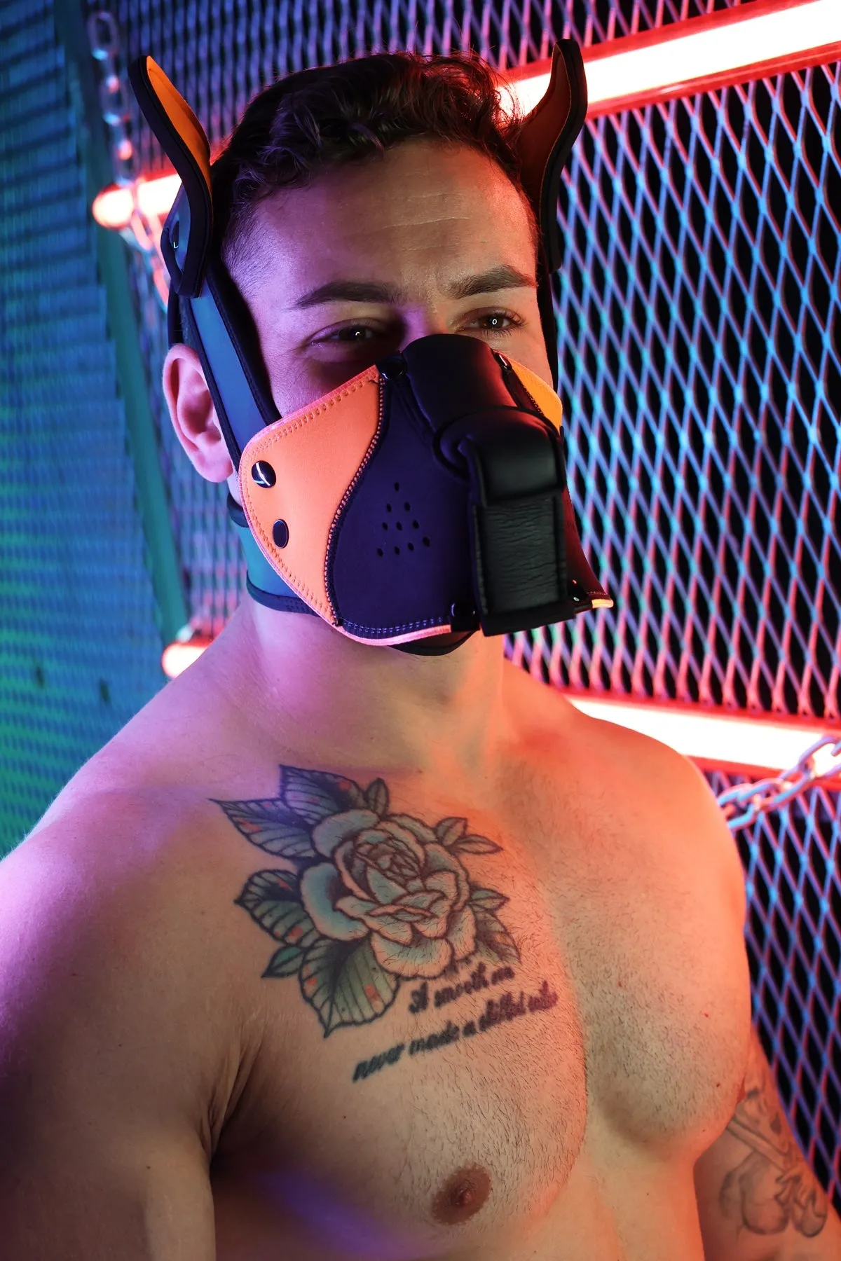 Poundtown Pup Mask 2.0 - Neon Orange