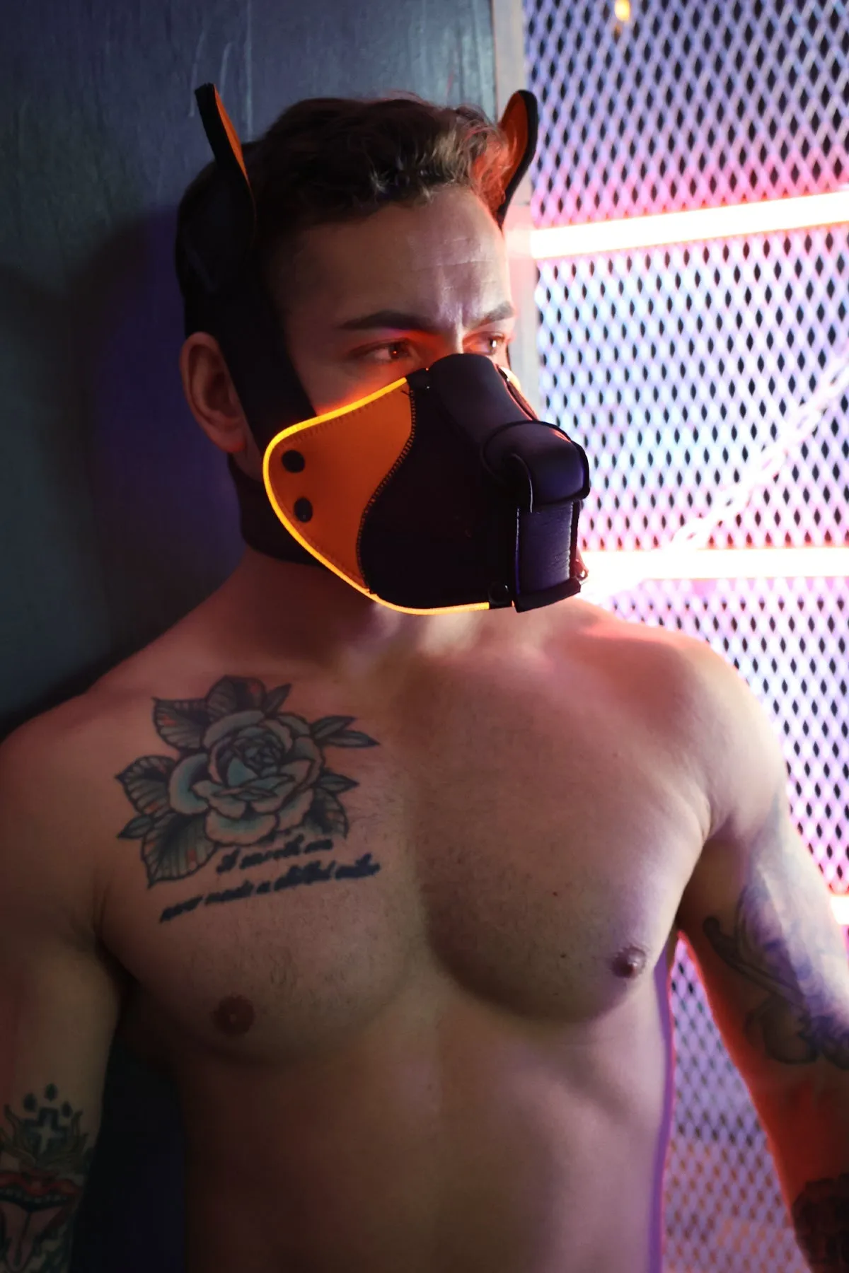 Poundtown Pup Mask 2.0 - Neon Orange