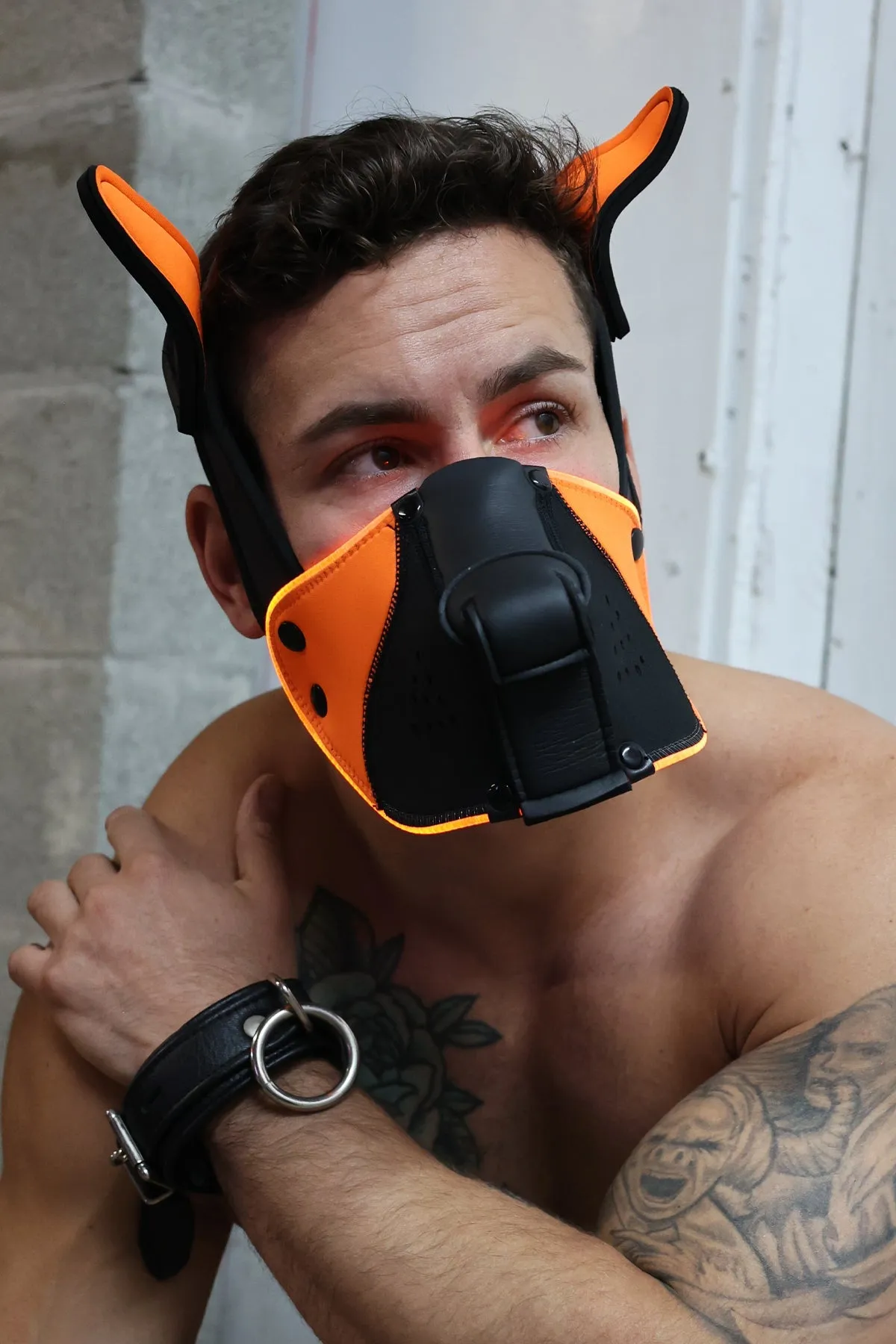 Poundtown Pup Mask 2.0 - Neon Orange