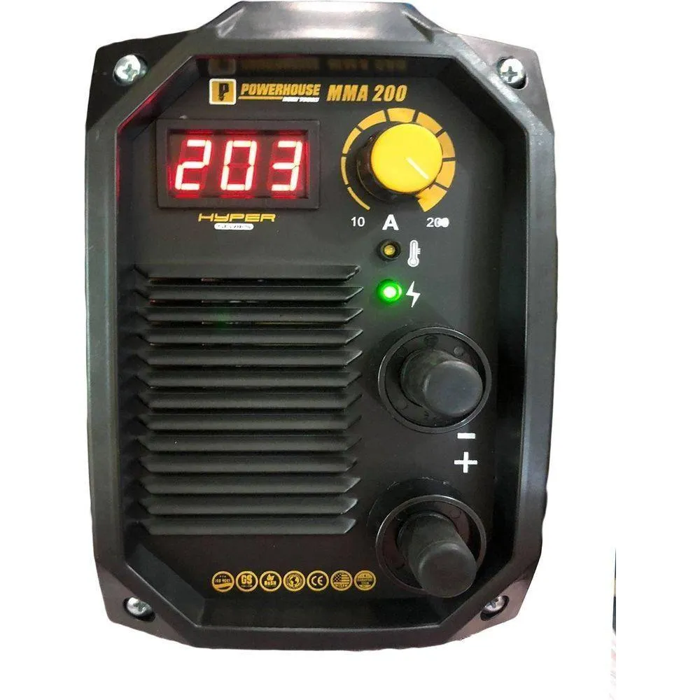 Powerhouse MMA 200 (Mini) DC Inverter Welding Machine (Hyper Series) 200A