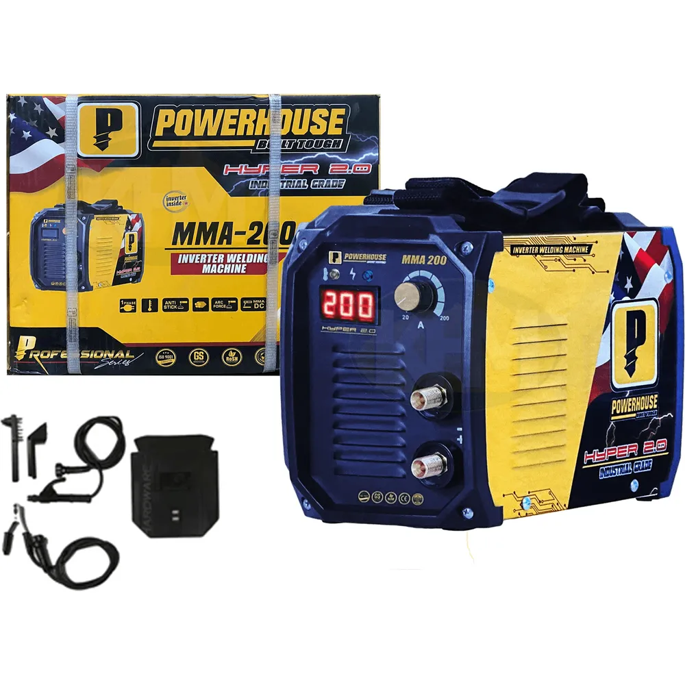 Powerhouse MMA 200 (Mini) DC Inverter Welding Machine (Hyper Series) 200A
