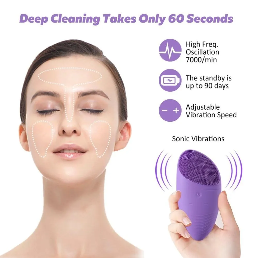 Premium Facial Cleansing Brush Electric Waterproof