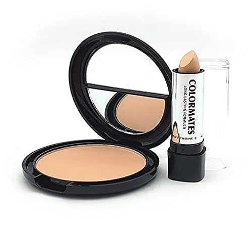 Pressed Powder with Concealer Natural Beige