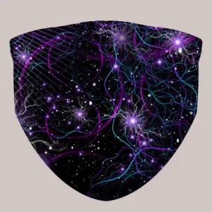 Psychedelic Face/Dust Mask (UV/RGB, Eco-Friendly) | LANIAKEA