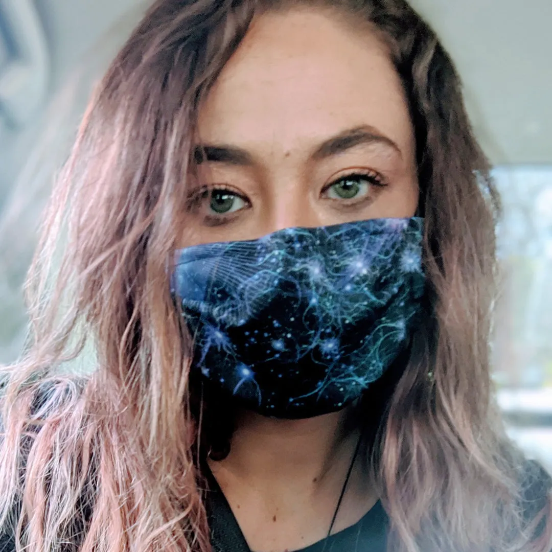 Psychedelic Face/Dust Mask (UV/RGB, Eco-Friendly) | LANIAKEA