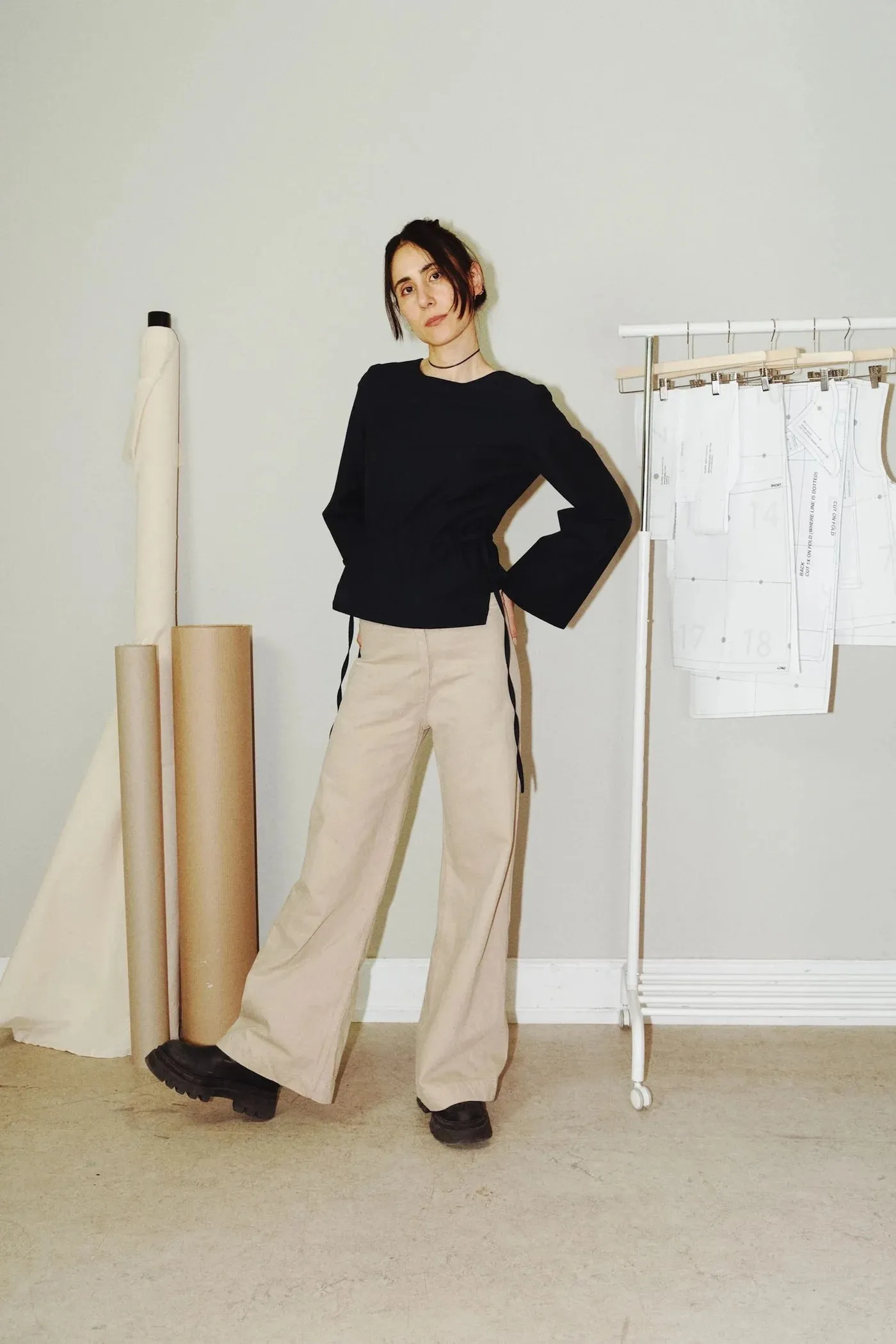 PUFF AND PENCIL • Tie Waist Blouse & Cone Sleeve Sewing Pattern