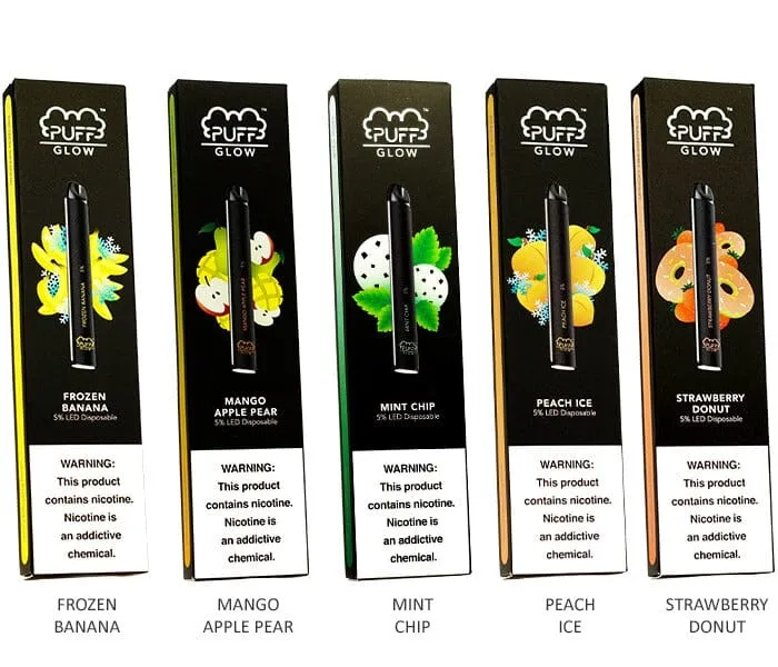 Puff GLOW Disposable E-Cig (Individual)