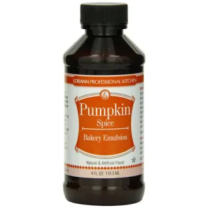 Pumpkin Spice Lorann Baking Emulsion 4 oz.