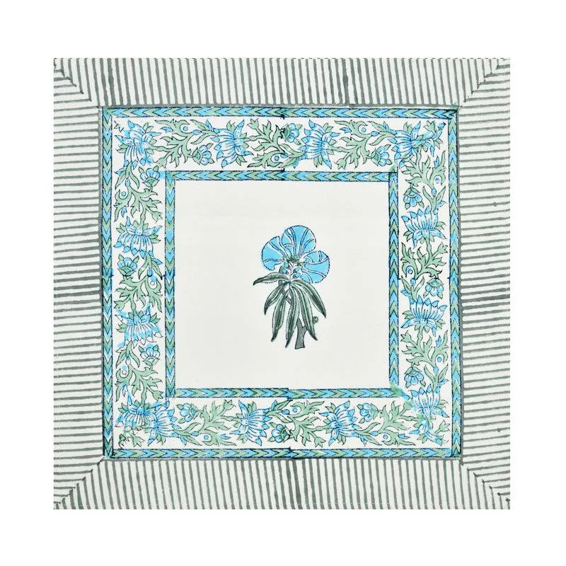 Pushpa Priya Jaipuri Block Print Cushion Cover - Set Of Five