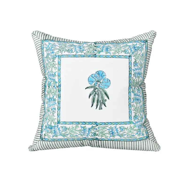 Pushpa Priya Jaipuri Block Print Cushion Cover - Set Of Five