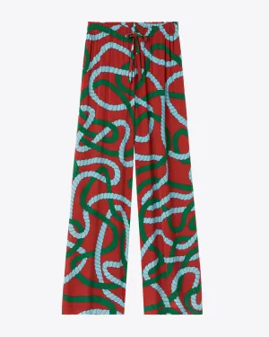 PYJAMA PANTS - BRICK CORD