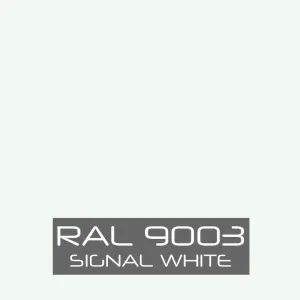 RAL 9003 Signal White Powder Coating Paint 1 LB