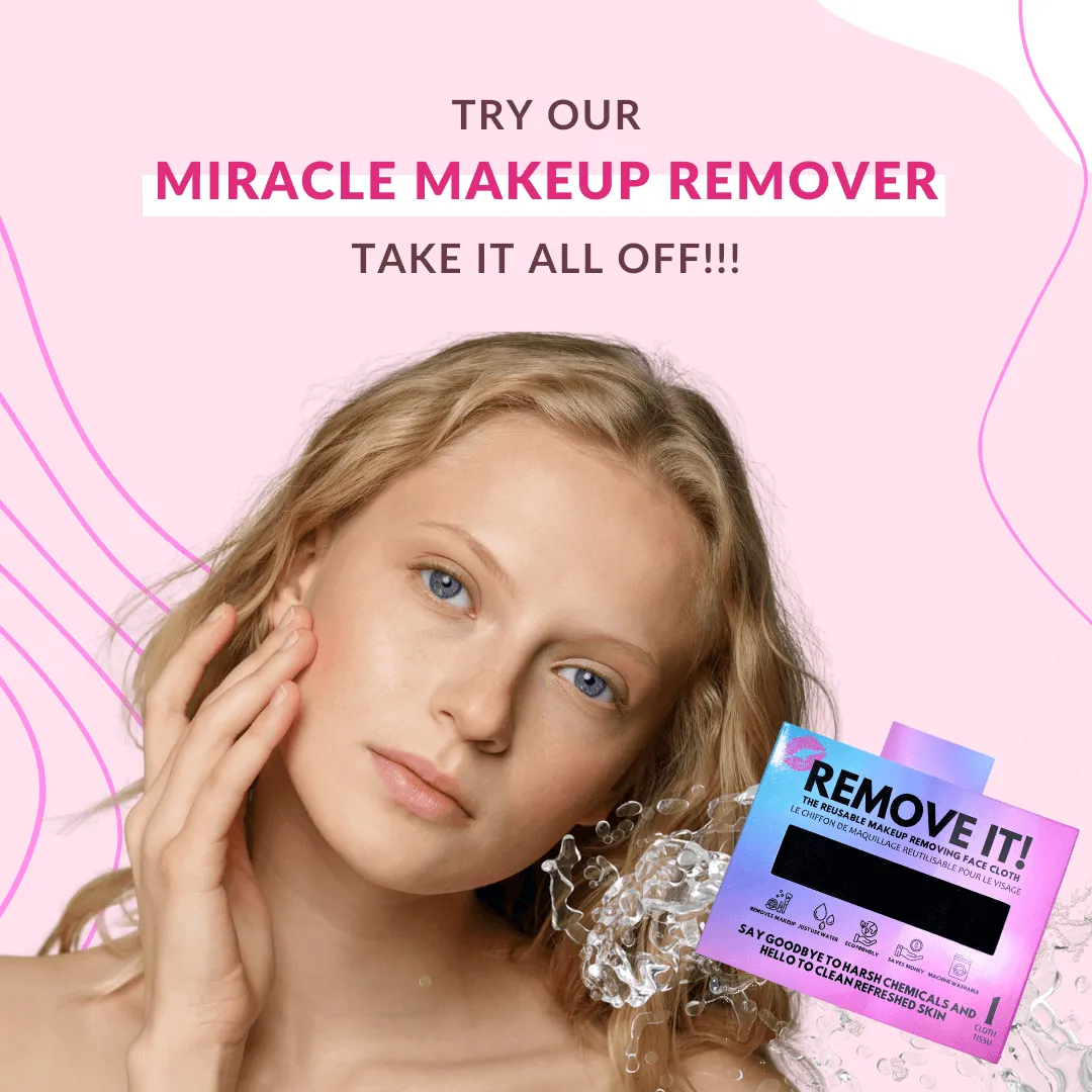 Remove It Make Up Cloth Single Pink