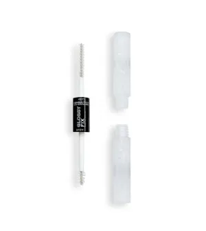 Revolution Relove - Gel para cejas y máscara de pestaas Glossy Fix - Transparente