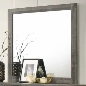Rhett Brown/Cream Bedroom Dresser Mirror