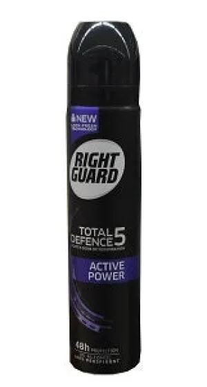 Right Guard Deodorant Spray Total Defence 5 Active Power 250 ml