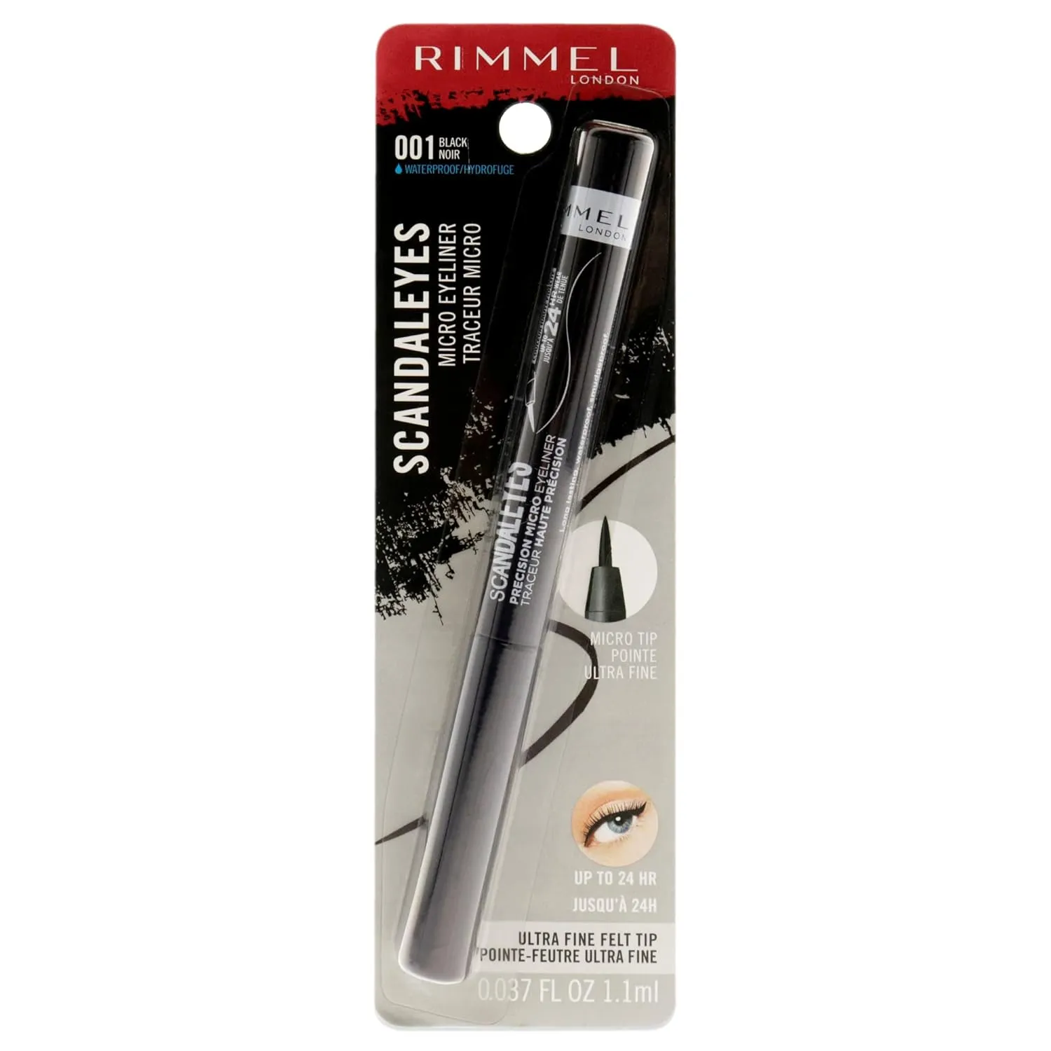 RIMMEL LONDON Scandaleyes Waterproof Micro Eyeliner