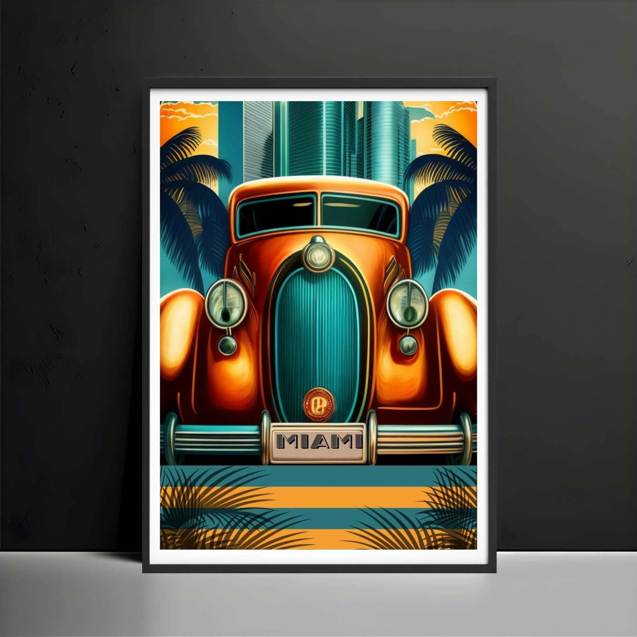Roaring 20s Car Poster