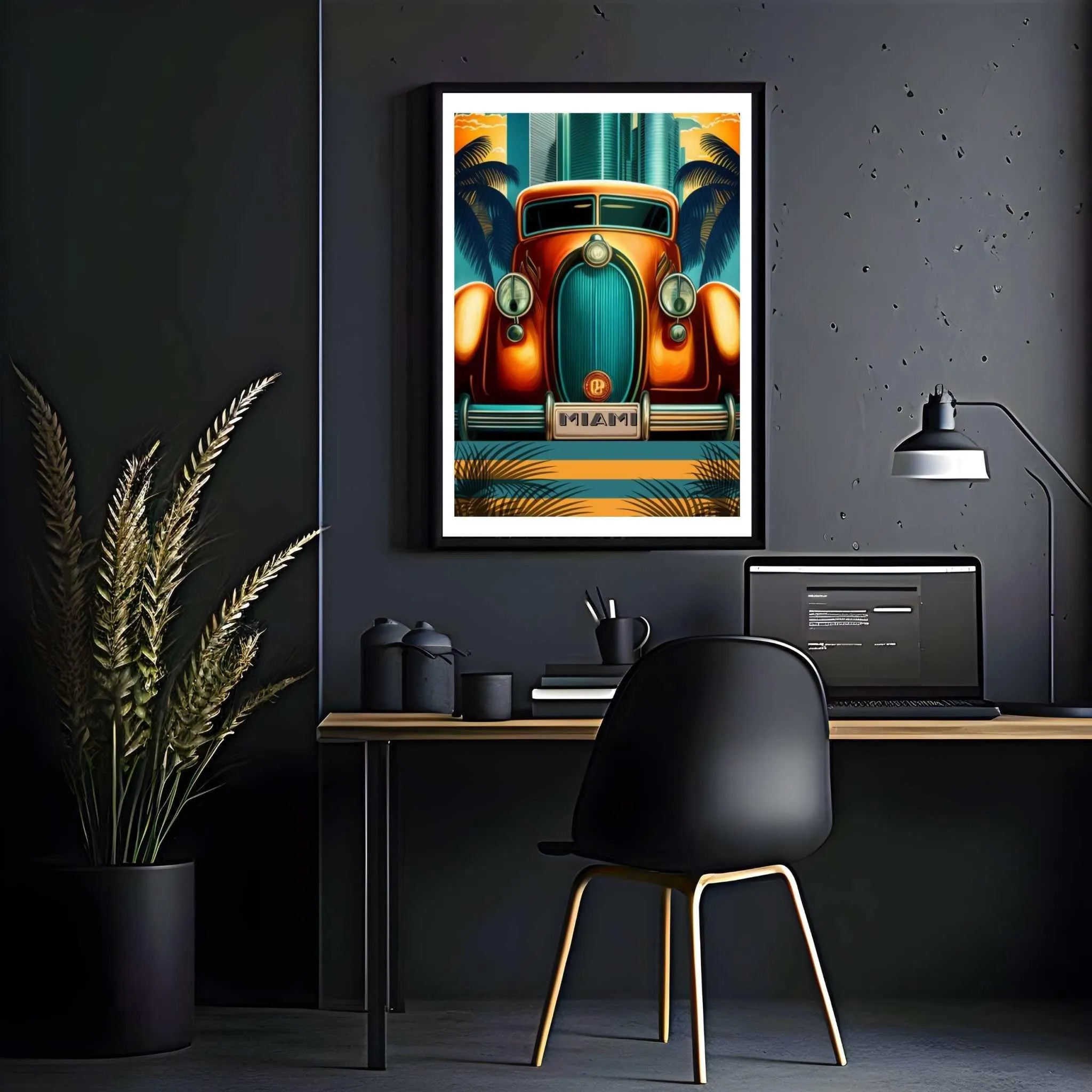 Roaring 20s Car Poster