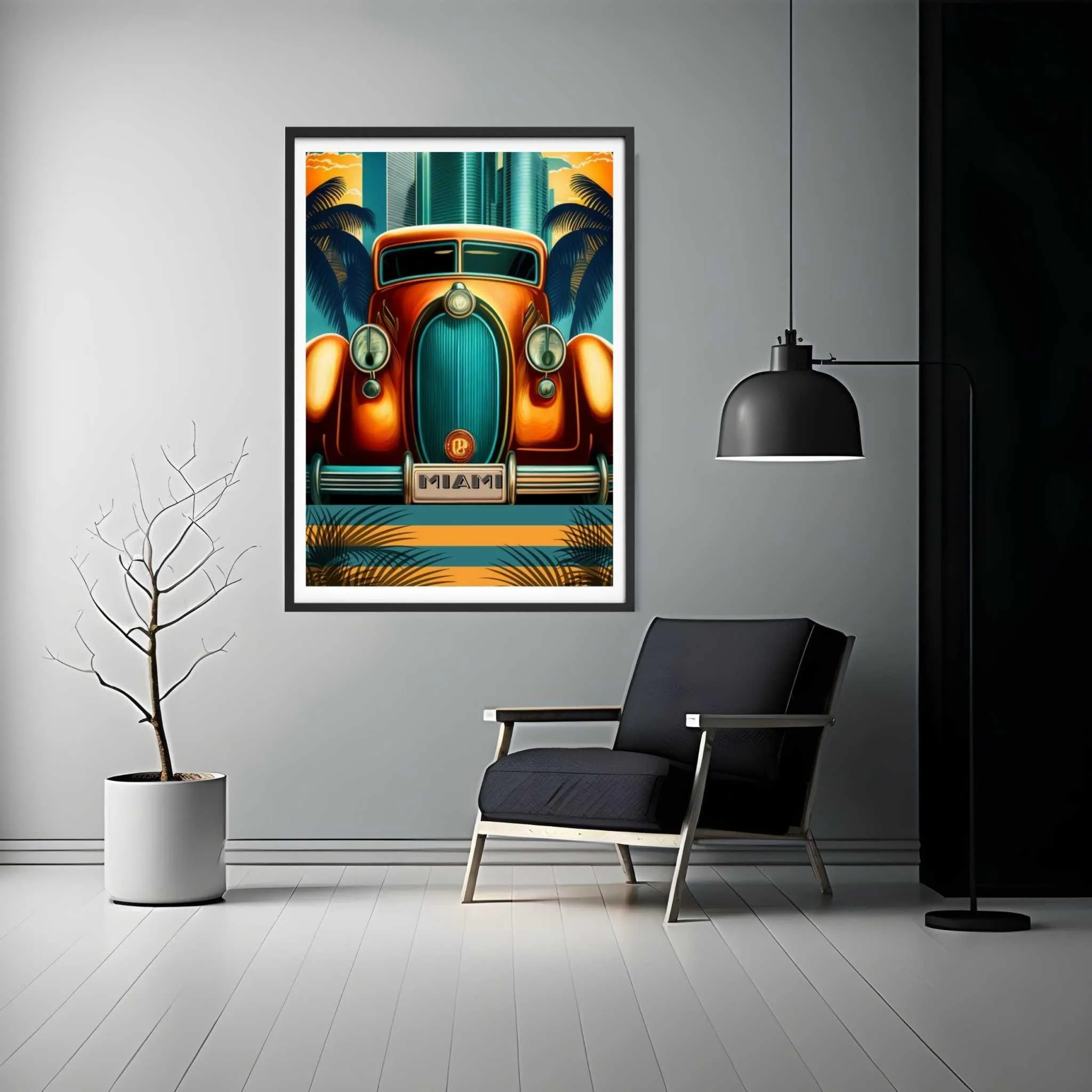 Roaring 20s Car Poster