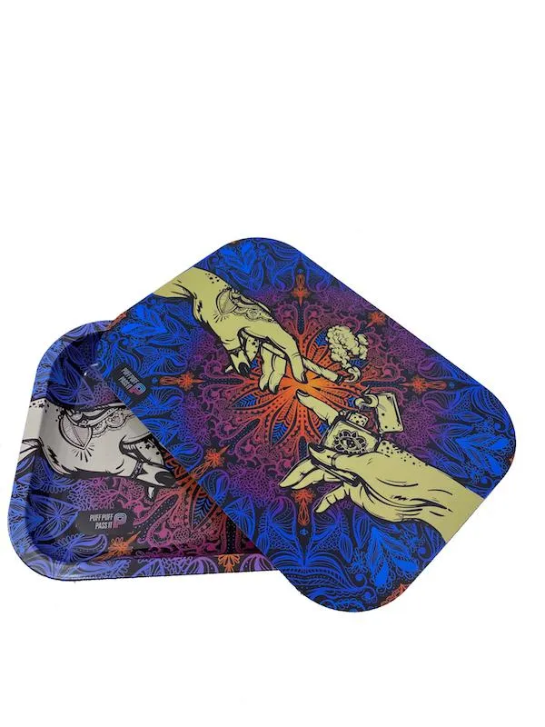 Roll On the Go with the Puff Puff Pass It - Tray with Magnetic Lid
