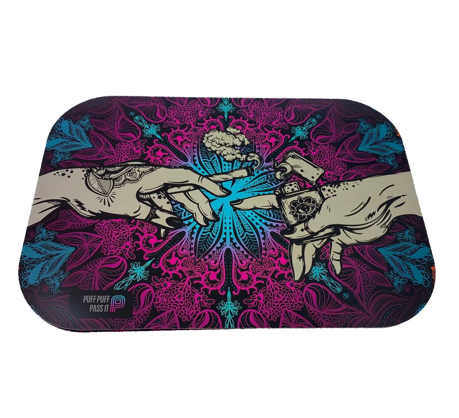 Roll On the Go with the Puff Puff Pass It - Tray with Magnetic Lid