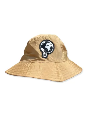 S WORLD BUCKET HAT CAMEL CREAM