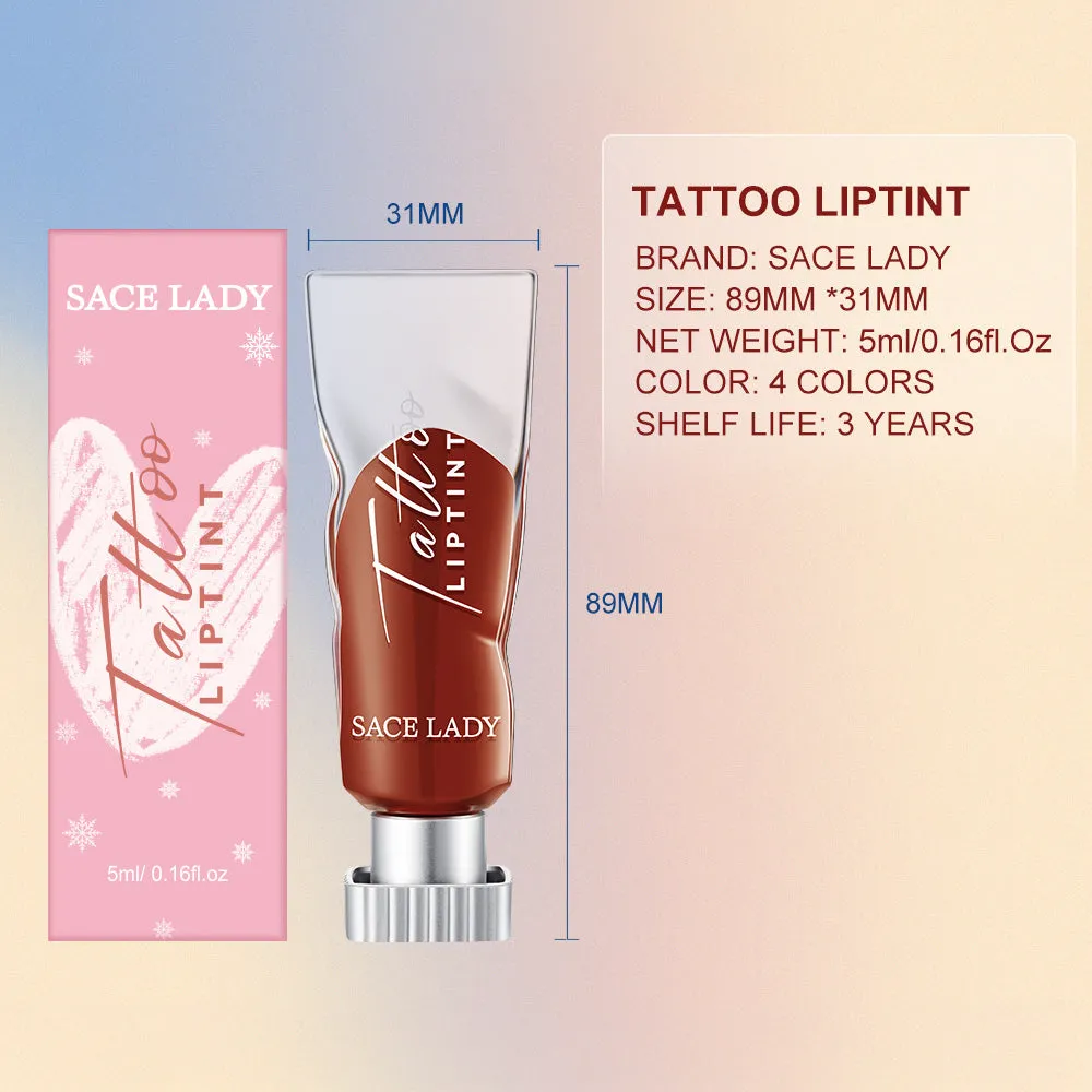 SACE LADY Matte Lipsticks - Long-Lasting, Highly Pigmented Tattoo Lip Tint