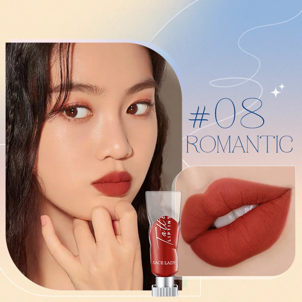 SACE LADY Matte Lipsticks - Long-Lasting, Highly Pigmented Tattoo Lip Tint