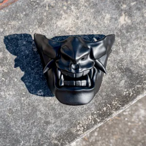 Samurai Oni Half Mask