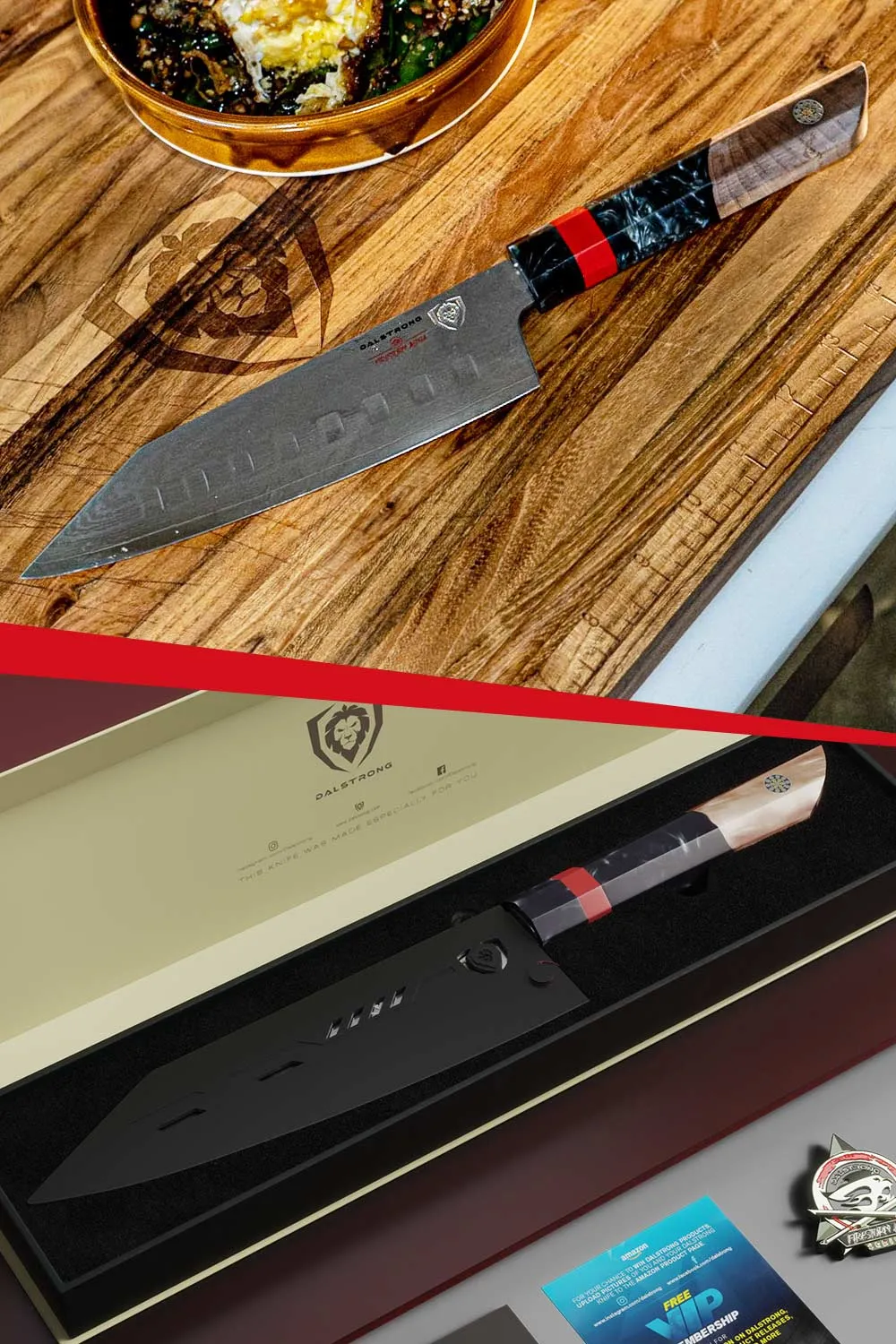 Santoku Knife 7" | Firestorm Alpha Series | Dalstrong ©