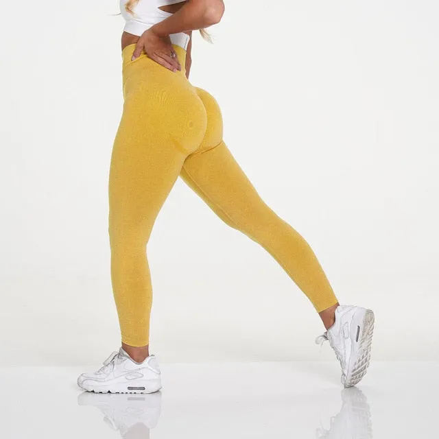 Seamless Contour Leggings - Sunflower Yellow