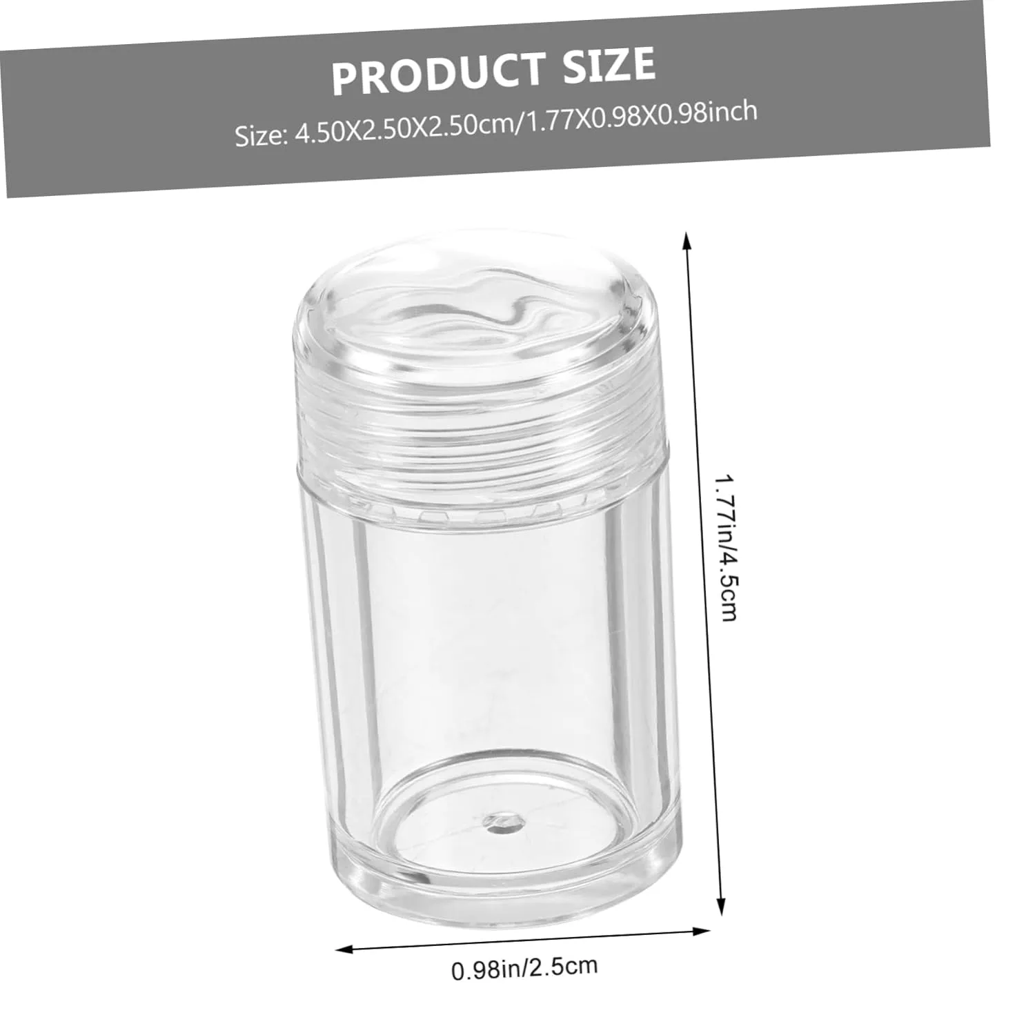 Sets Elegant Flip Lid Loose Powder Container Plastic Bottle for Open-hole for Diy Makeup Travel Pcs