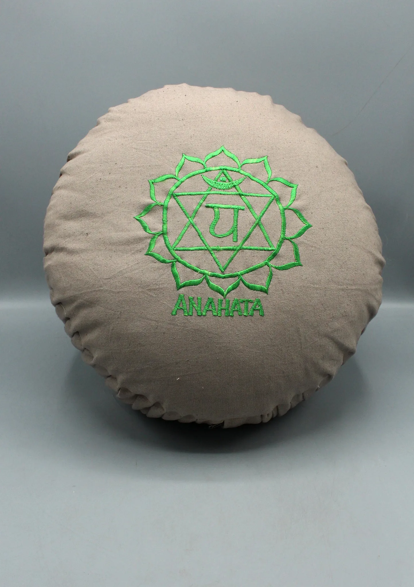 Seven Chakra Anahata Cotton Round Meditation Cushion