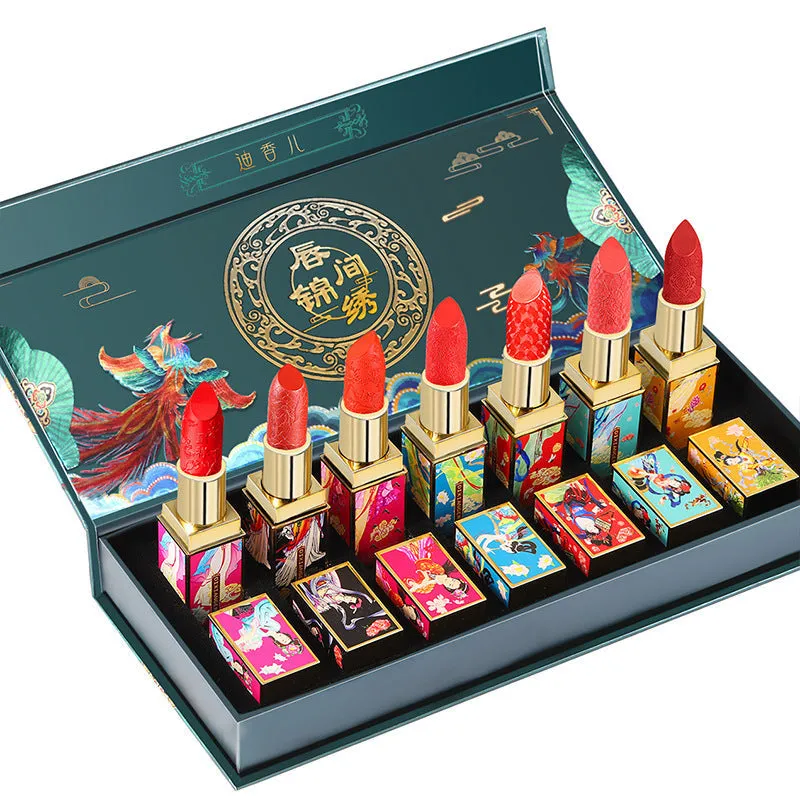 Seven Fairies Carved Lipstick Set