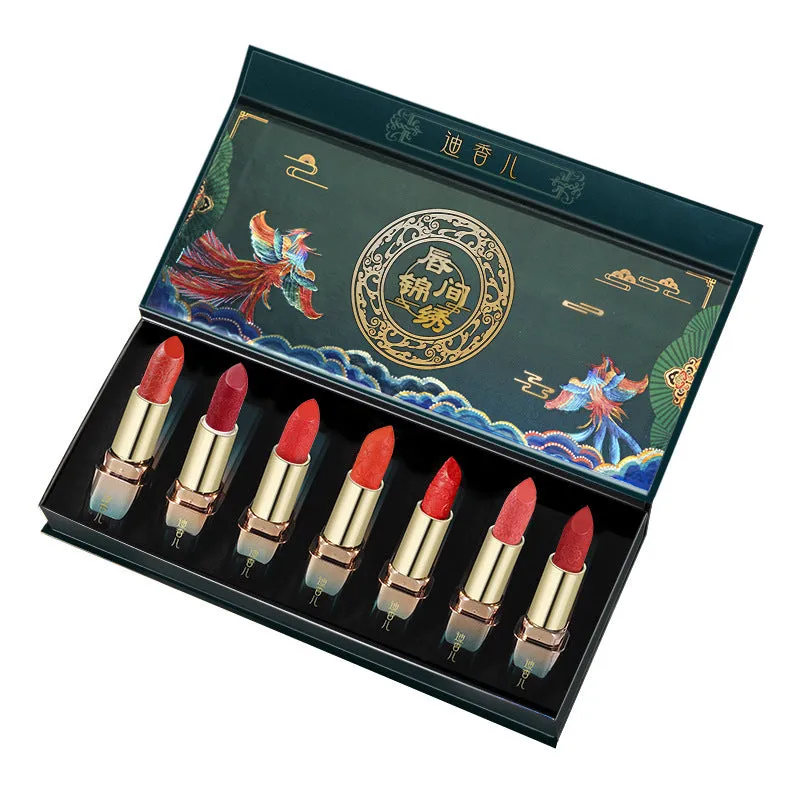 Seven Fairies Carved Lipstick Set