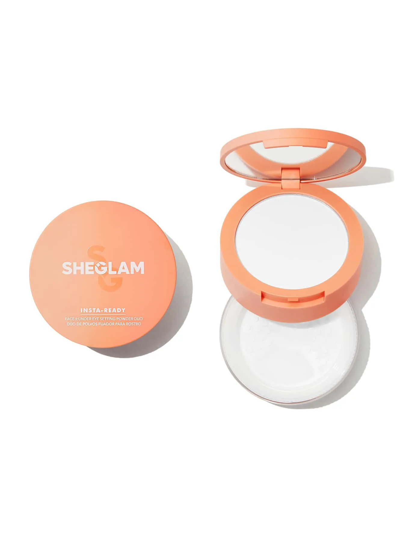 SHEGLAM Insta-Ready Face & Under Eye Setting Powder Duo - Transculent