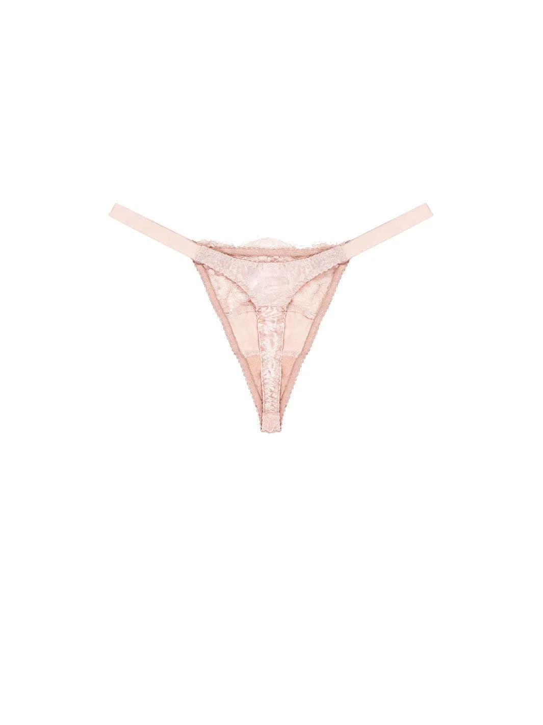 Signature Blush Strap Thong