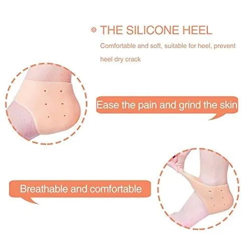 Silicone Gel for Dry Cracked Heel Repair (Multicolor)