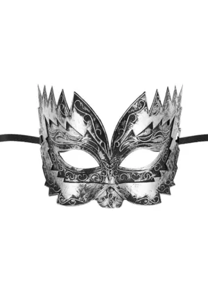 Silver Metallic Warrior Eye Mask