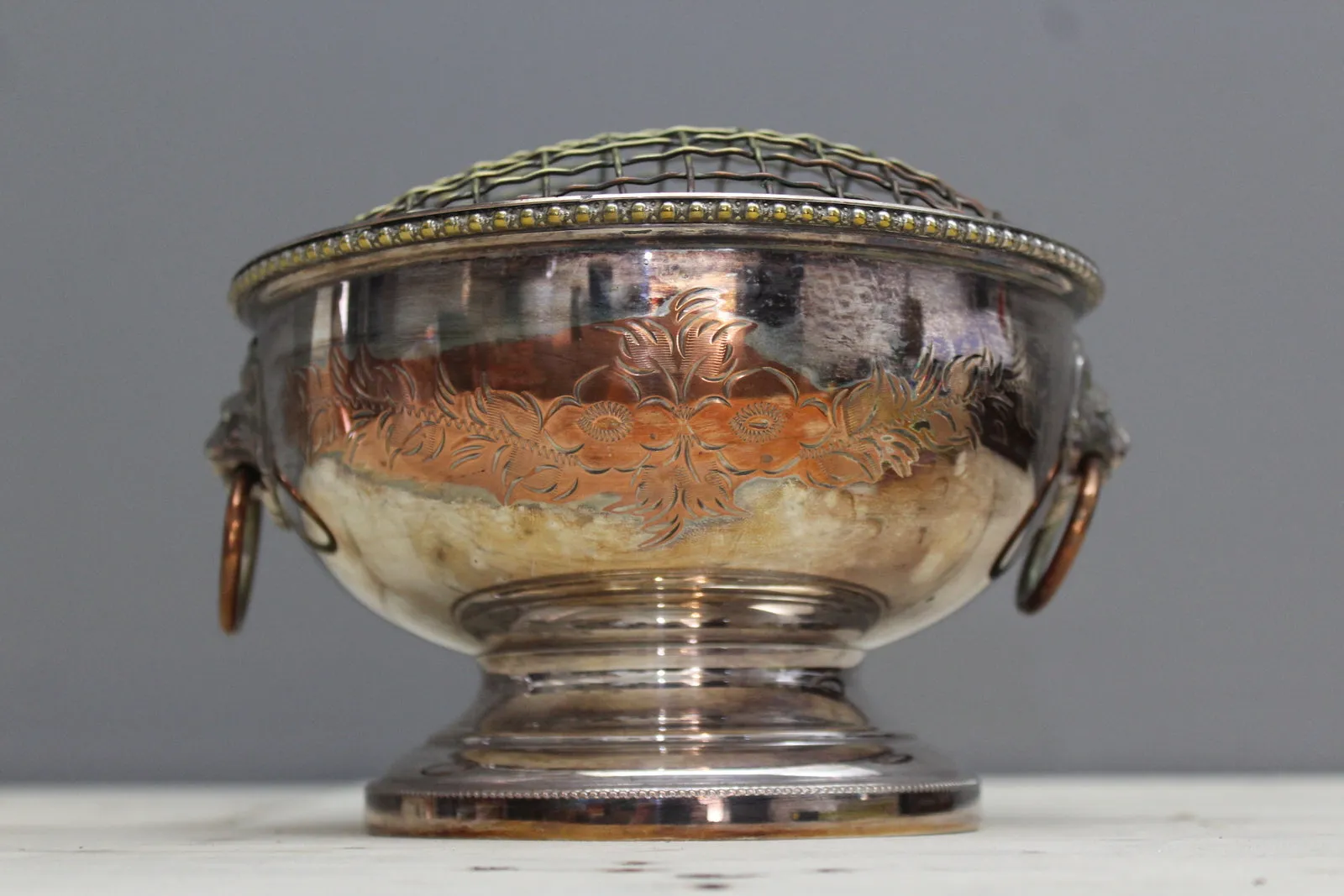 Silver Plate Posy Bowl