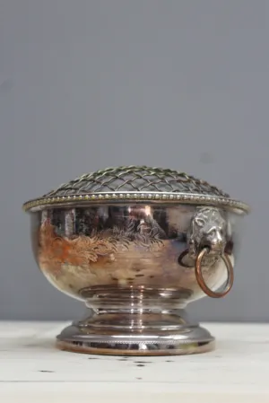 Silver Plate Posy Bowl