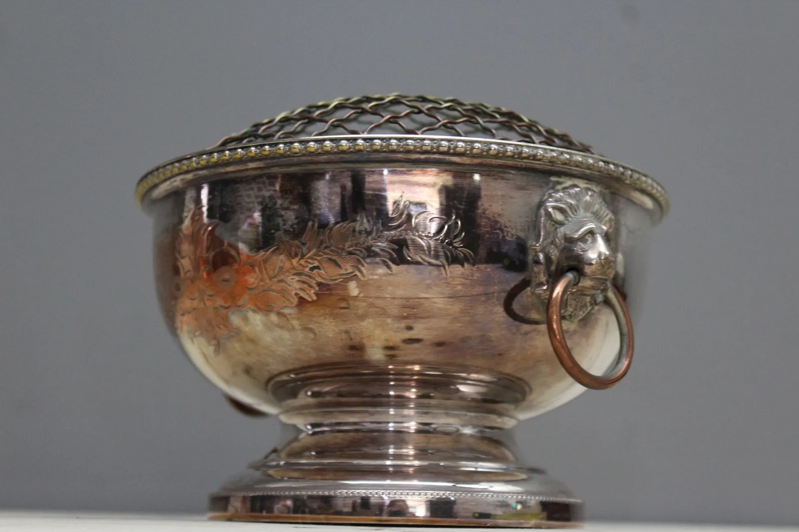 Silver Plate Posy Bowl