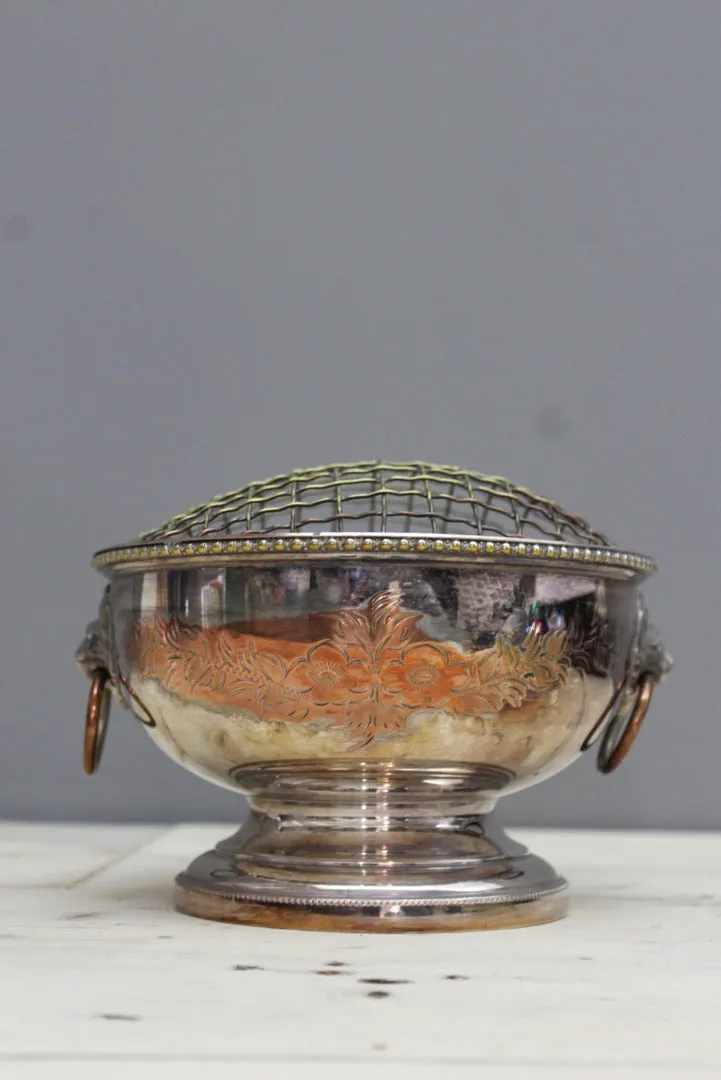 Silver Plate Posy Bowl