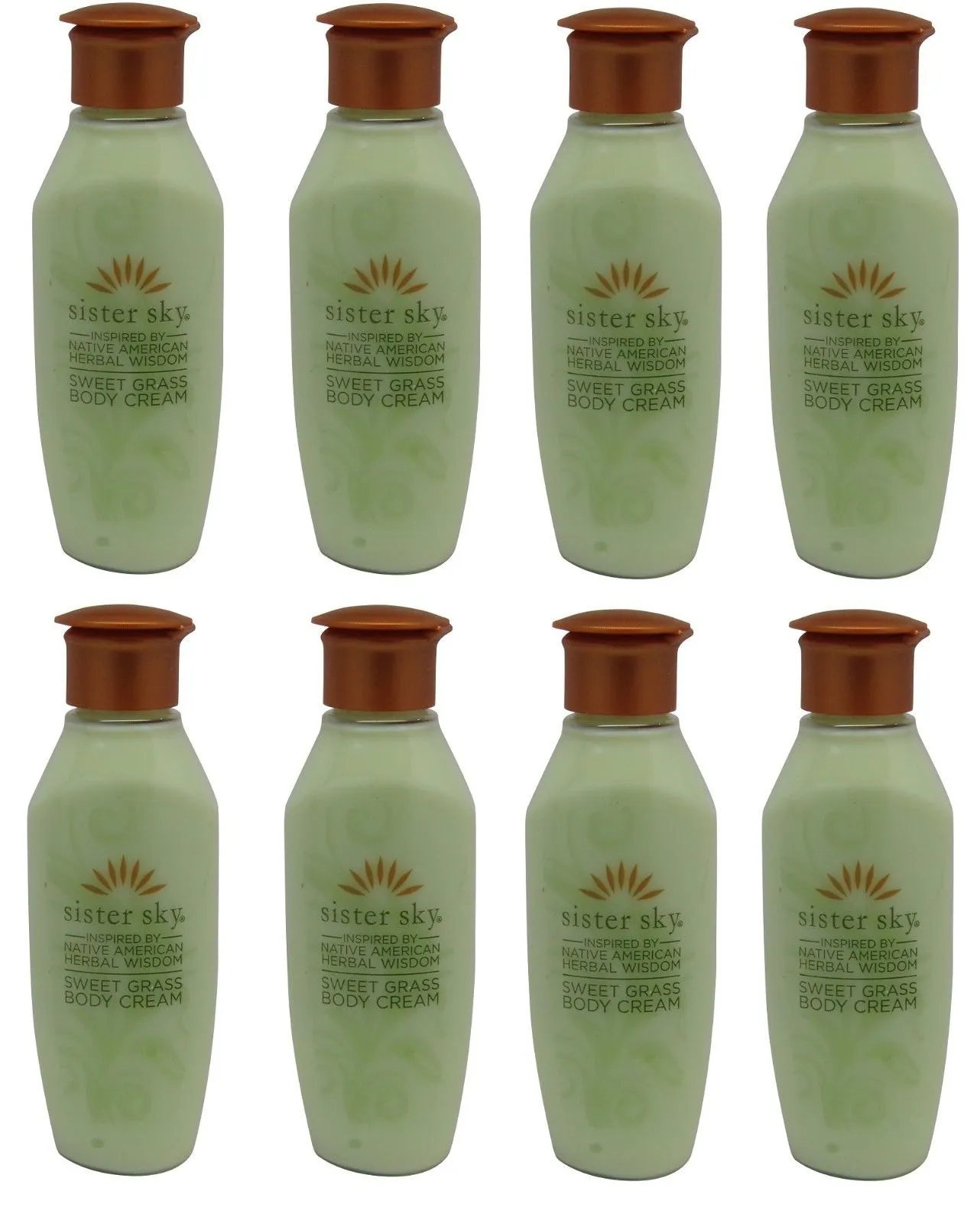 Sister Sky Sweet Grass Body Cream Lotion lot of 8 bottles. Total of 8oz
