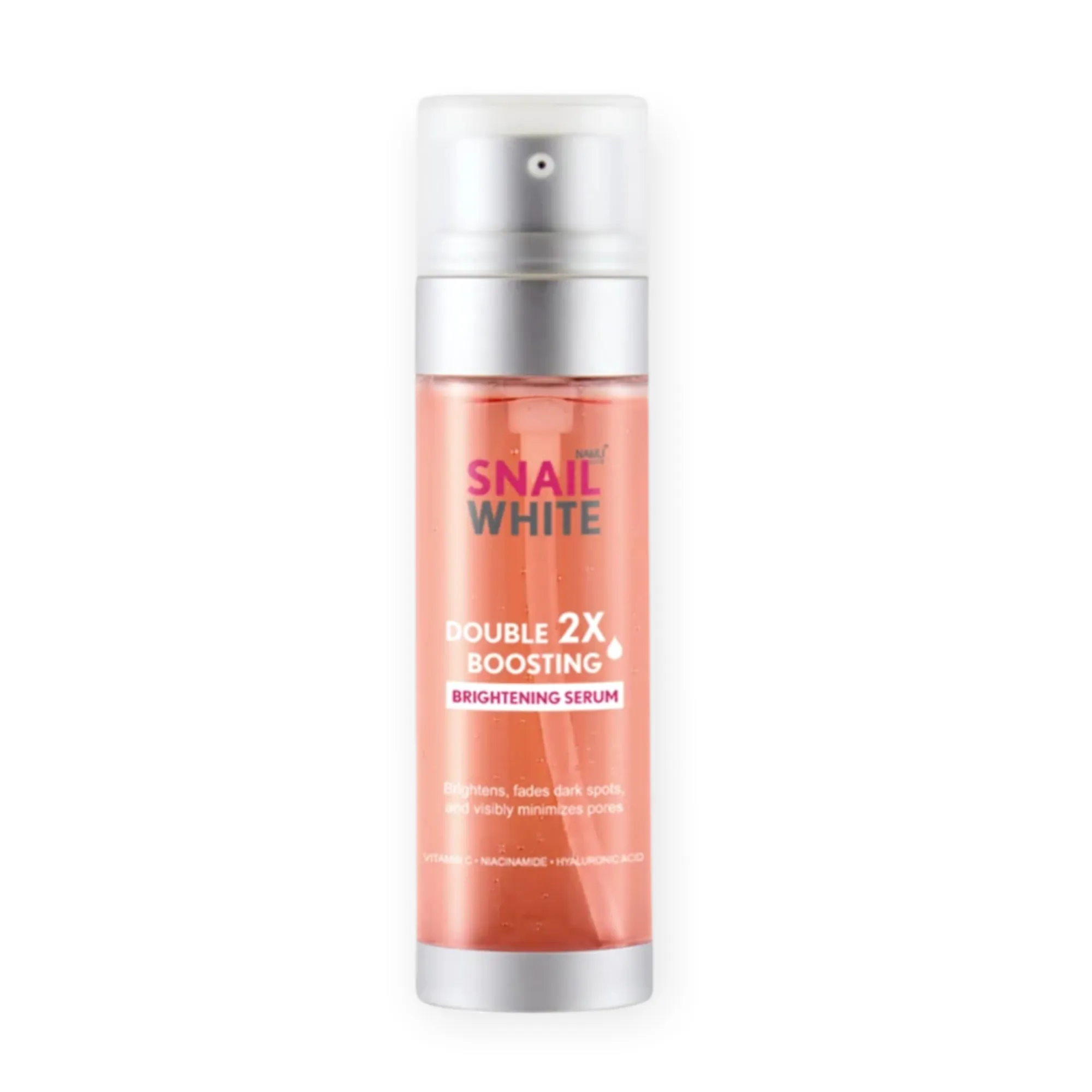 Snail White Double Boosting Brightening Serum 40ml   40ml - ( PINK )