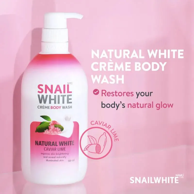 Snailwhite - Crème Body Wash - Natural White Caviar Lime 500ml