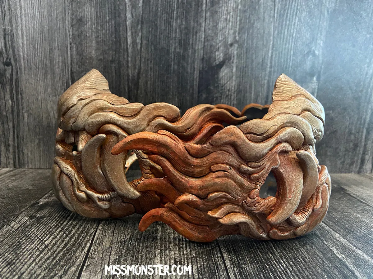 SNARL HALF MASK- RUST